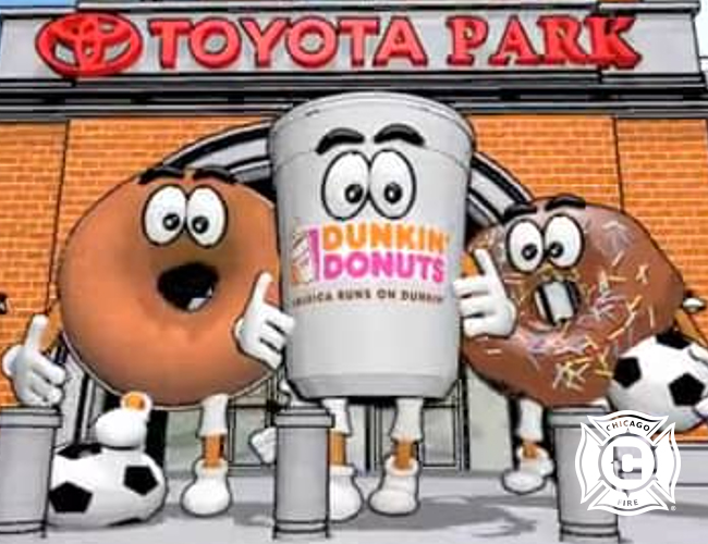 Chicago Fire Dunkin Donuts Sponsorship Game Animation