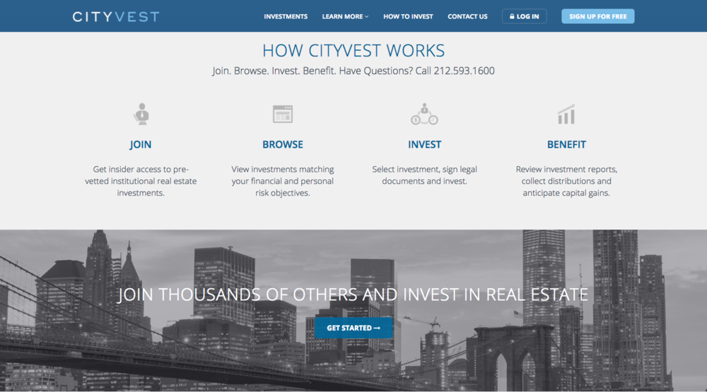Cityvest Brand Identity + Web Site Redesign
