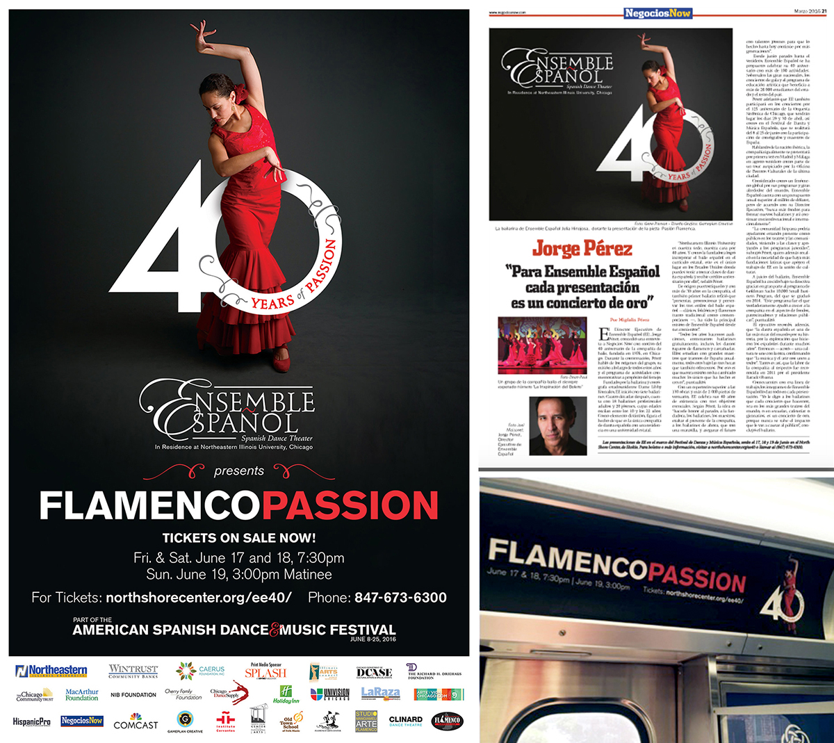 Ensemble Español Forty Years Marketing Campaign
